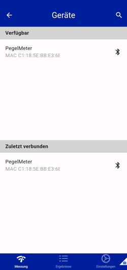 Bluetooth Suche
