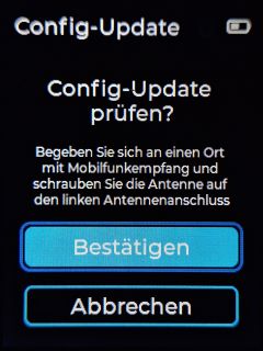 Config-Update prüfen